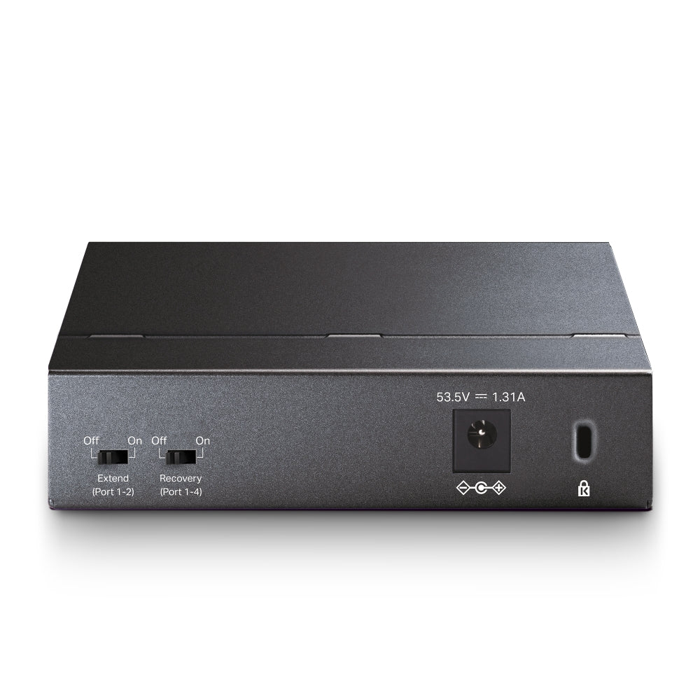 TP-Link TL-SG1005P 5-Port Gigabit Desktop Switch with 4-Port PoE+ | 65W, 250M Extend Mode TP-Link TL-SG1005P 5-Port Gigabit Desktop Switch with 4-Port PoE+ | 65W, 250M Extend Mode